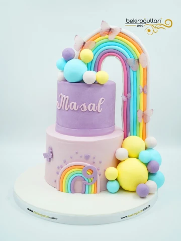 Gökkuşağı Konsept Pasta