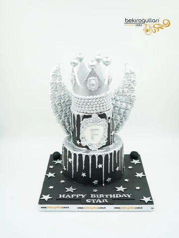 Gümüş Renk Butik Pasta