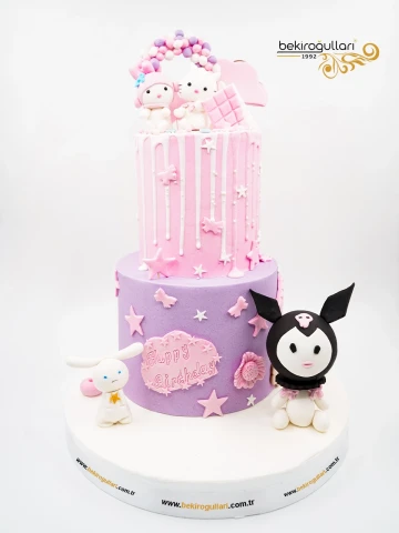 Hello Kitty Ve Kuromi Butik Pasta