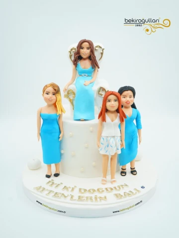 Kadın Arkadaşlar Figür Butik Pasta