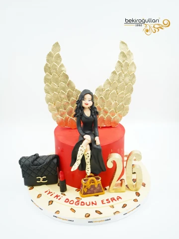 Kadın Figür Butik Pasta