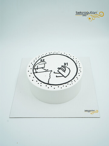 Karikatür Çizimli Naked Pasta