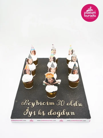 Kişiye Özel Tasarım Cupcake