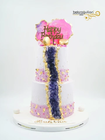 Kristal Detaylı Butik Pasta