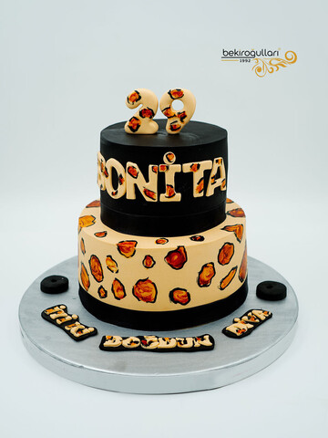 Leopar Desenli Butik Pasta