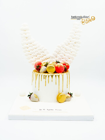 Melek Kanatlı Konsept Pasta