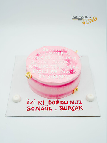 Pembe Naked Sıvama Pasta