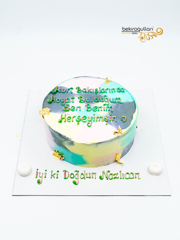 Renkli Naked Sıvama Pasta