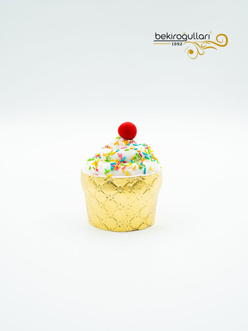 Renkli Şekerli Cupcake