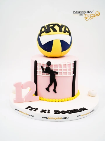 Voleybol Tasarım Butik Pasta