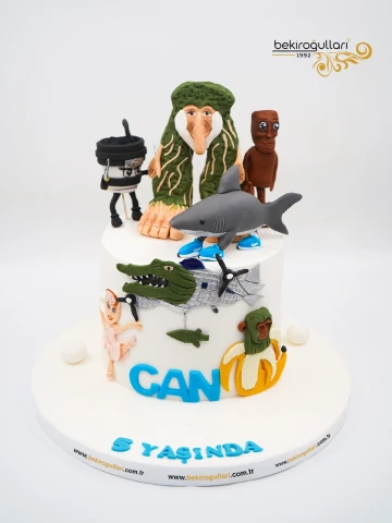 Çizgi Film Konsept Tasarım Pasta