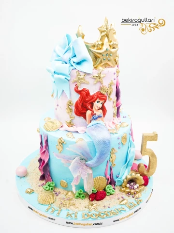Deniz Kızı Ariel Butik Pasta