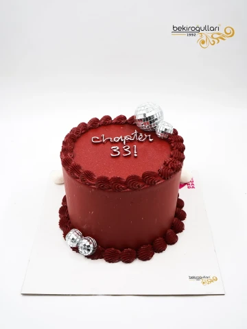 Disko Topu Detay Bordo Naked Pasta