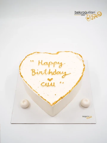 Gold Detay Kalp Naked Pasta