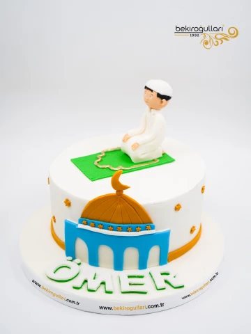 İslami Erkek Çocuk Tasarım Pasta