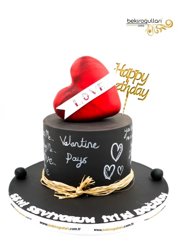 Kalp Detay Butik Pasta