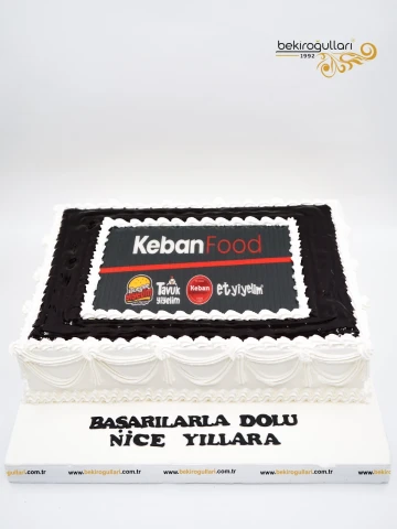 Marka Özel Resimli Kare Pasta