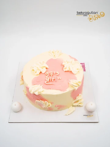 Pembe Detay Naked Cake