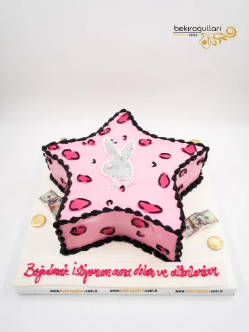 Pembe Leopar Desen Naked Pasta