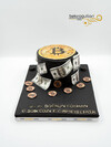 Bitcoin ve Dolar Konsept Pasta