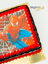 Spiderman Kare Resimli Pasta