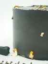 Siyah Ve Gold Naked Cake