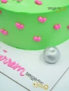 Yeşil Ve Pembe Naked Cake