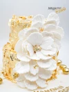 Çiçek Detay Gold Konsept Pasta