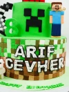 Minecraft Tasarım Pasta