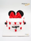Minnie Mouse Tasarım Pasta
