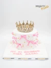 Taç Ve Kurdele Detay Konsept Pasta
